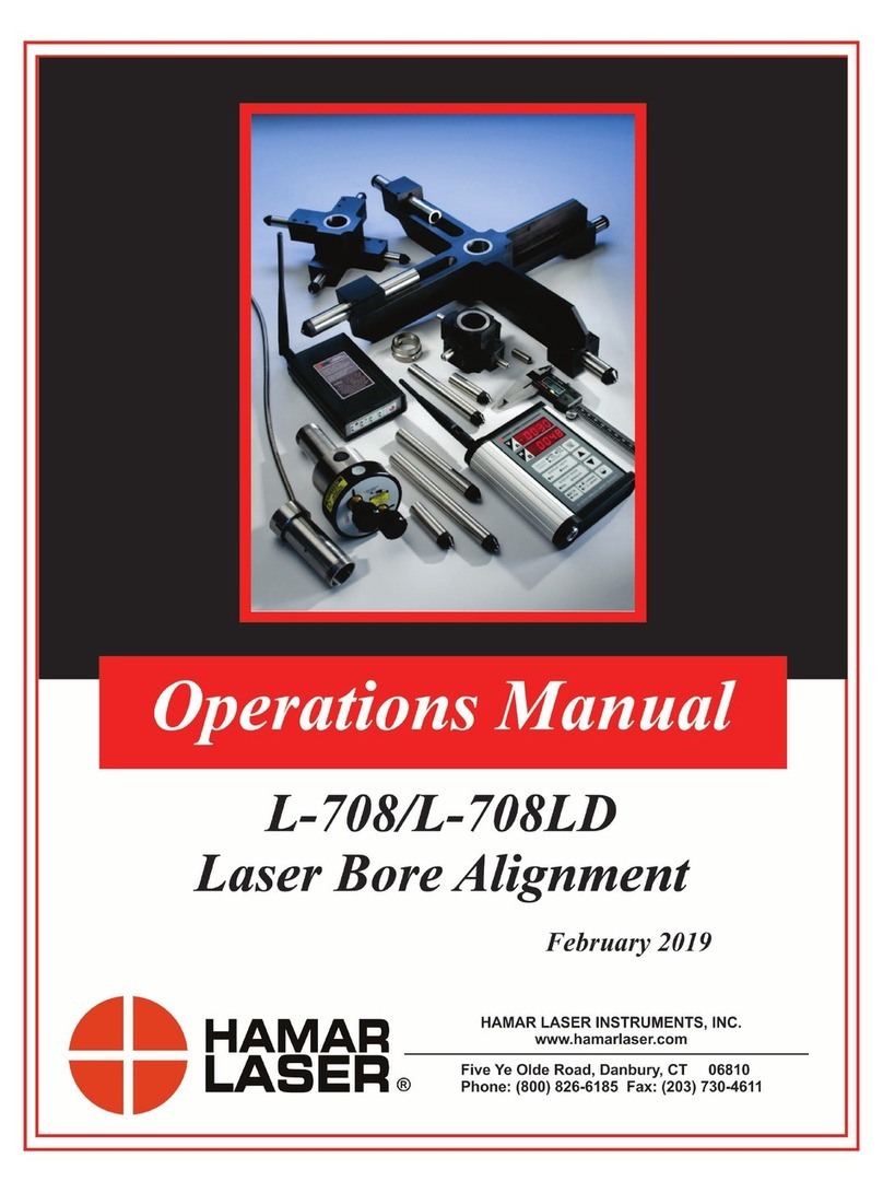 HAMAR LASER L-708 Operation manual