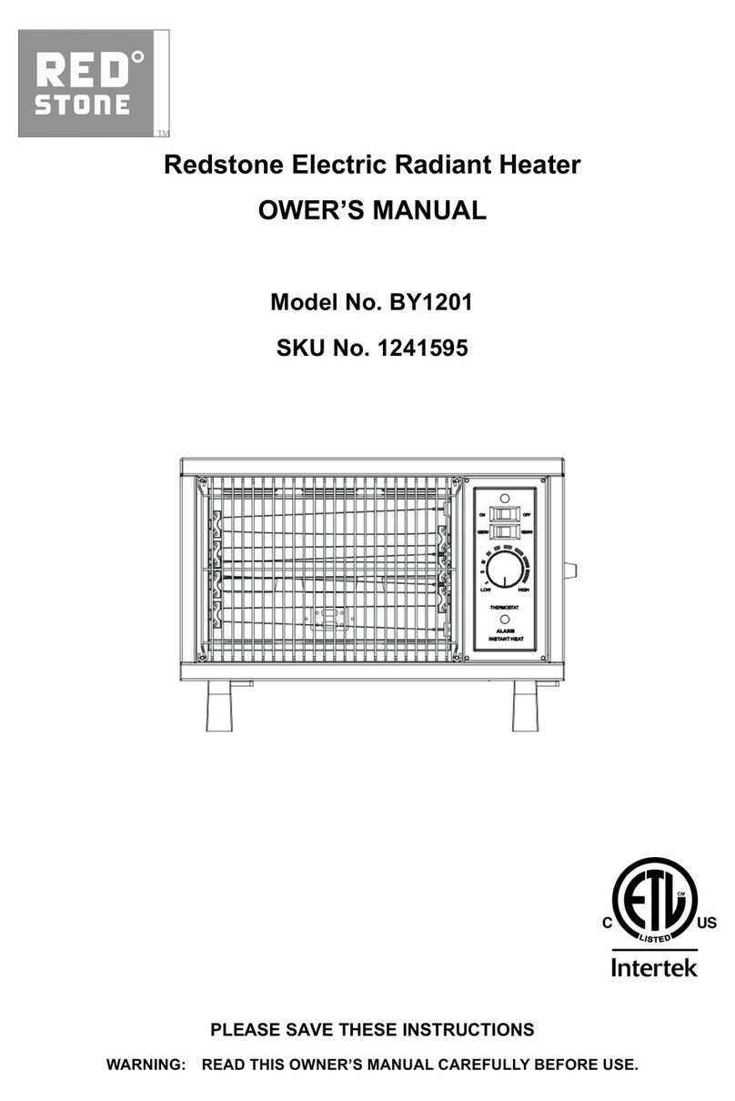 Red Stone BY1201 owner's manual