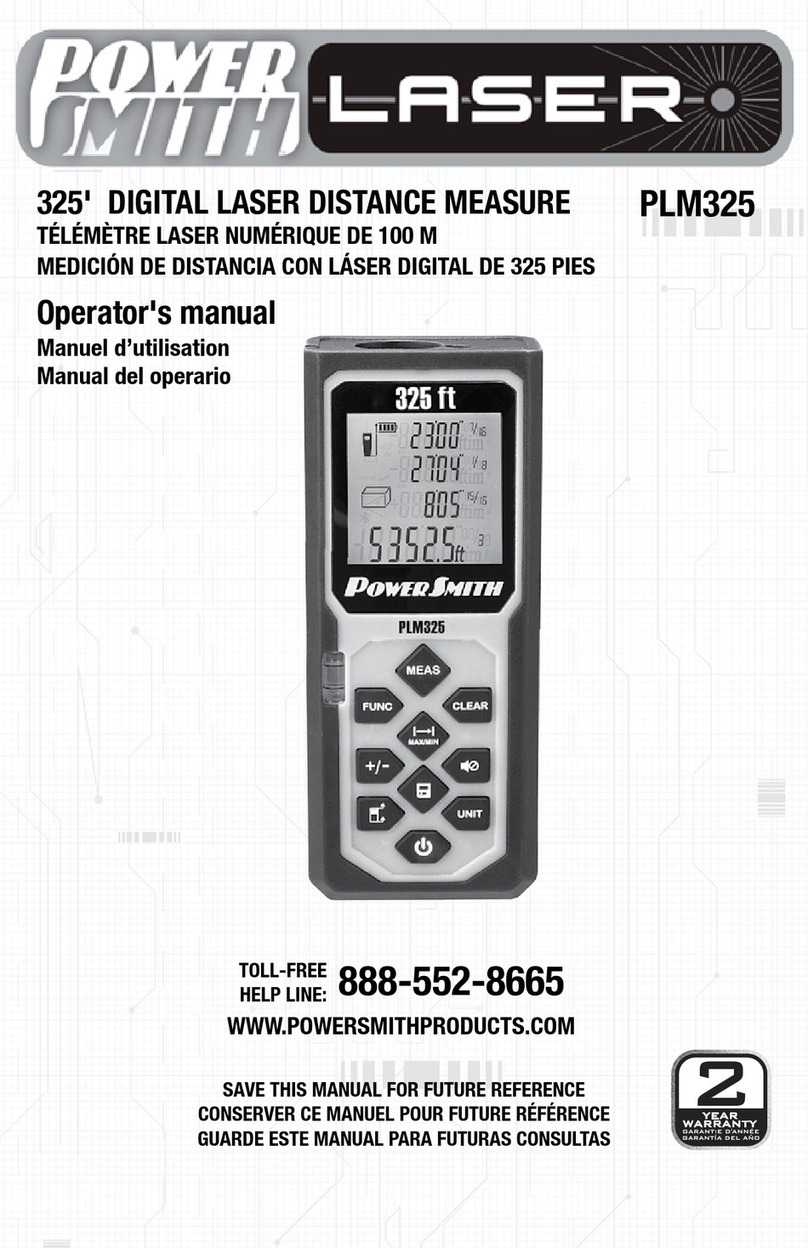 PowerSmith PLM325 Operator's manual PowerSmith PLM325 Operator's manual