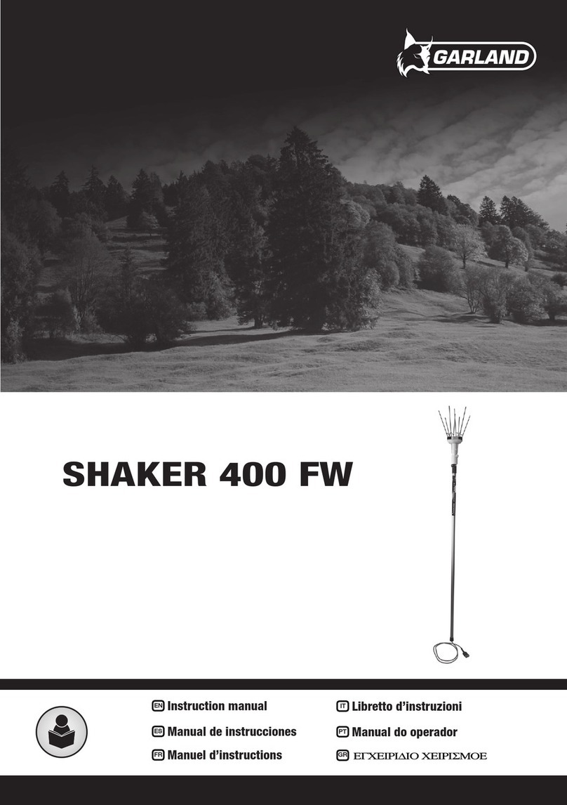 Garland SHAKER 400 FW User manual