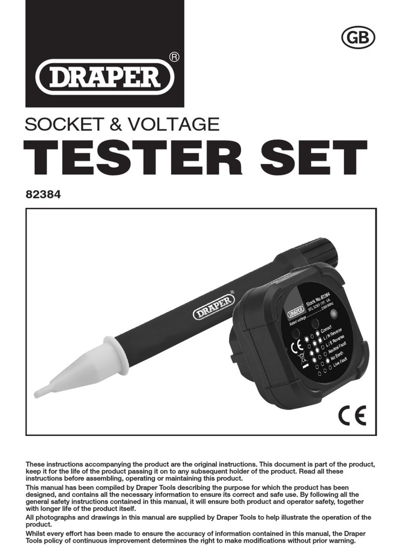 Draper 82384 user manual