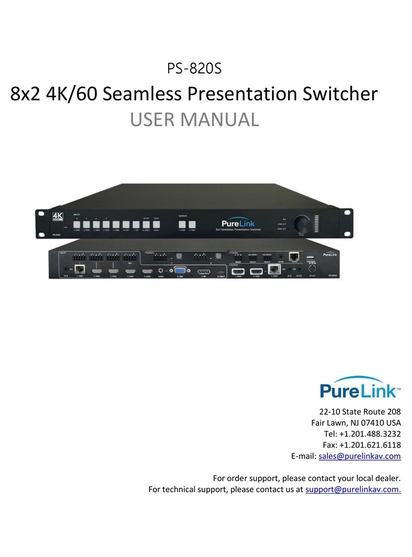 PureLink PS-820S user manual
