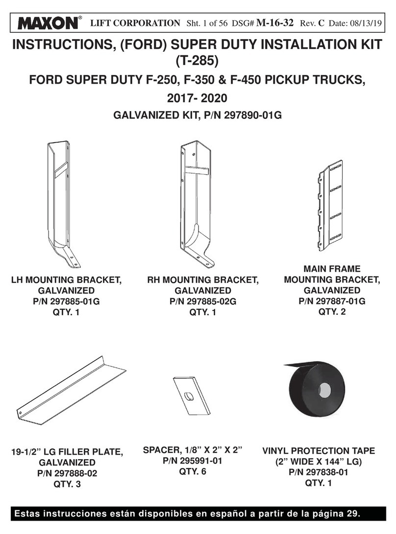 Maxon 297890-01G User manual