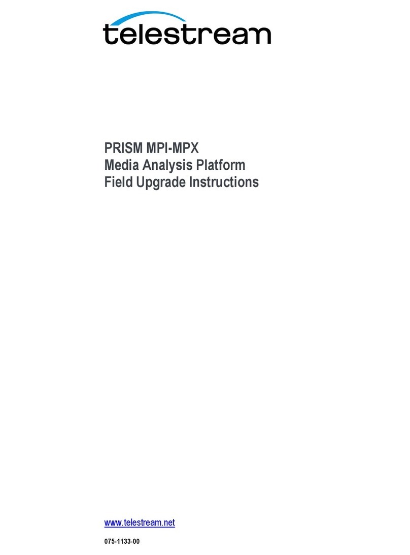 Telestream PRISM MPI-UP PHY-12G Field Upgrade Instructions