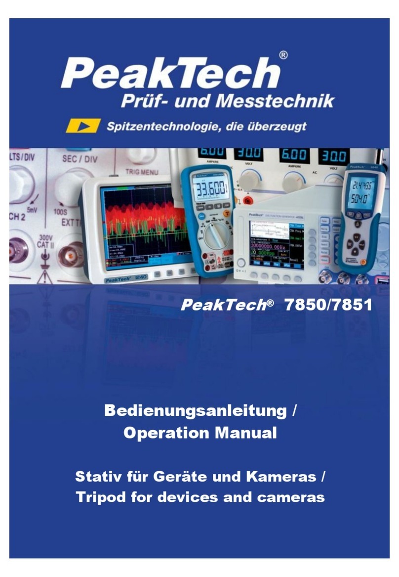 PeakTech 7850 Operation manual