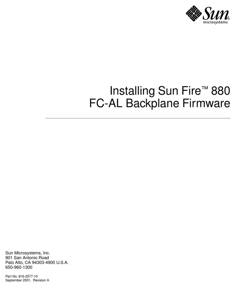 Sun Microsystems Fire 880 Instruction Manual