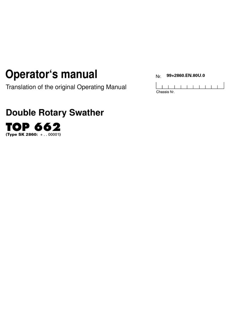 Poettinger TOP 662 Operator's manual