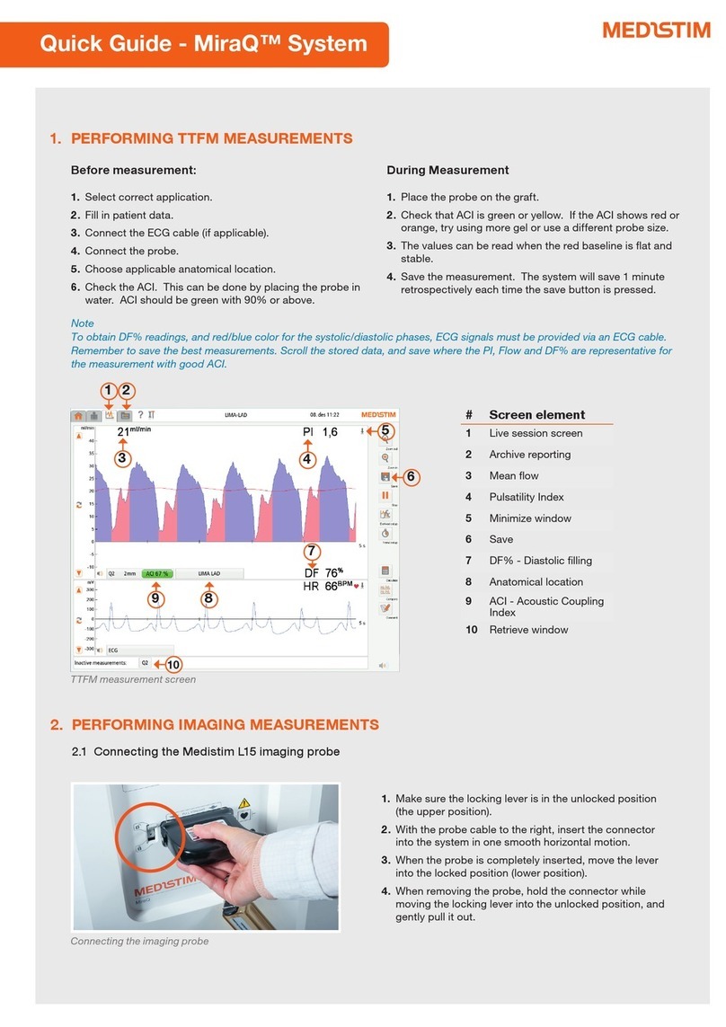 MEDISTIM MiraQ System quick guide MEDISTIM MiraQ System quick guide