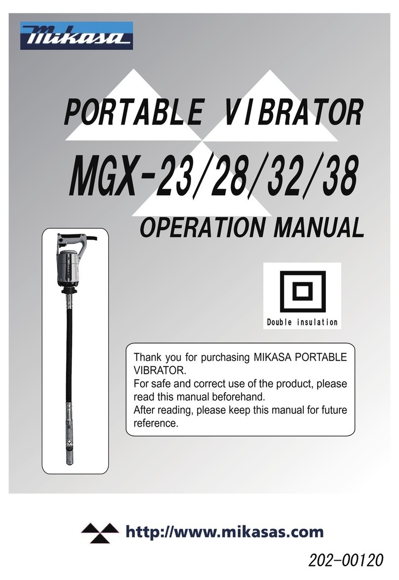 Mikasa MGX-23 User manual
