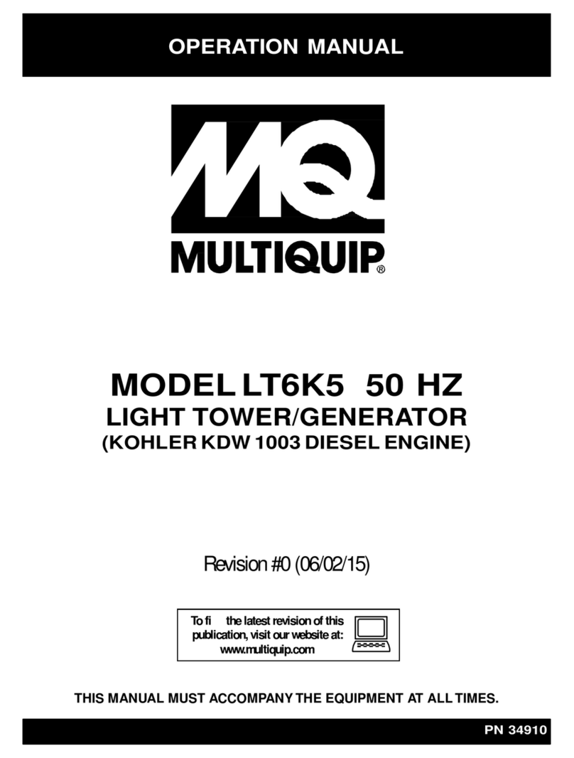 MQ Multiquip LT6K5 Operation manual