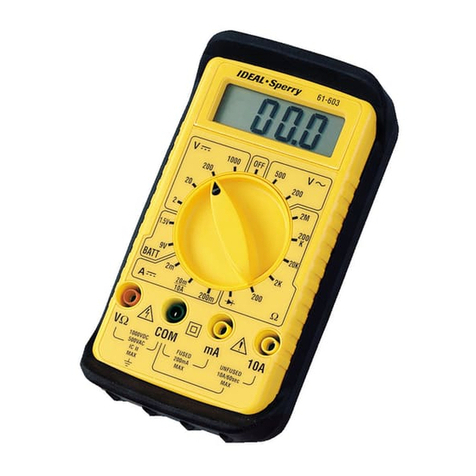 IDEAL 61-603 User manual IDEAL 61-603 User manual