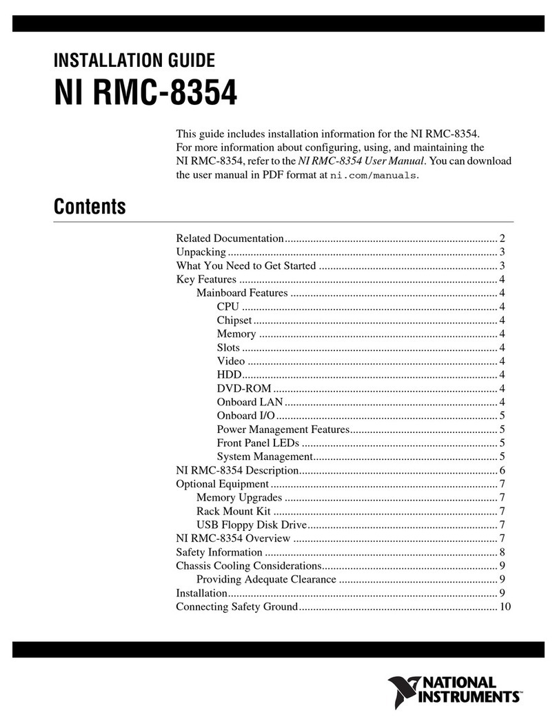 National Instruments RMC-8354 User manual