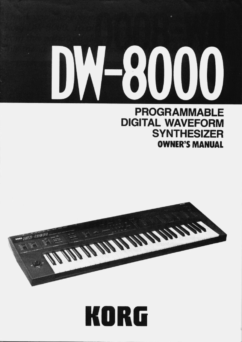 Korg DW-8000 owner's manual
