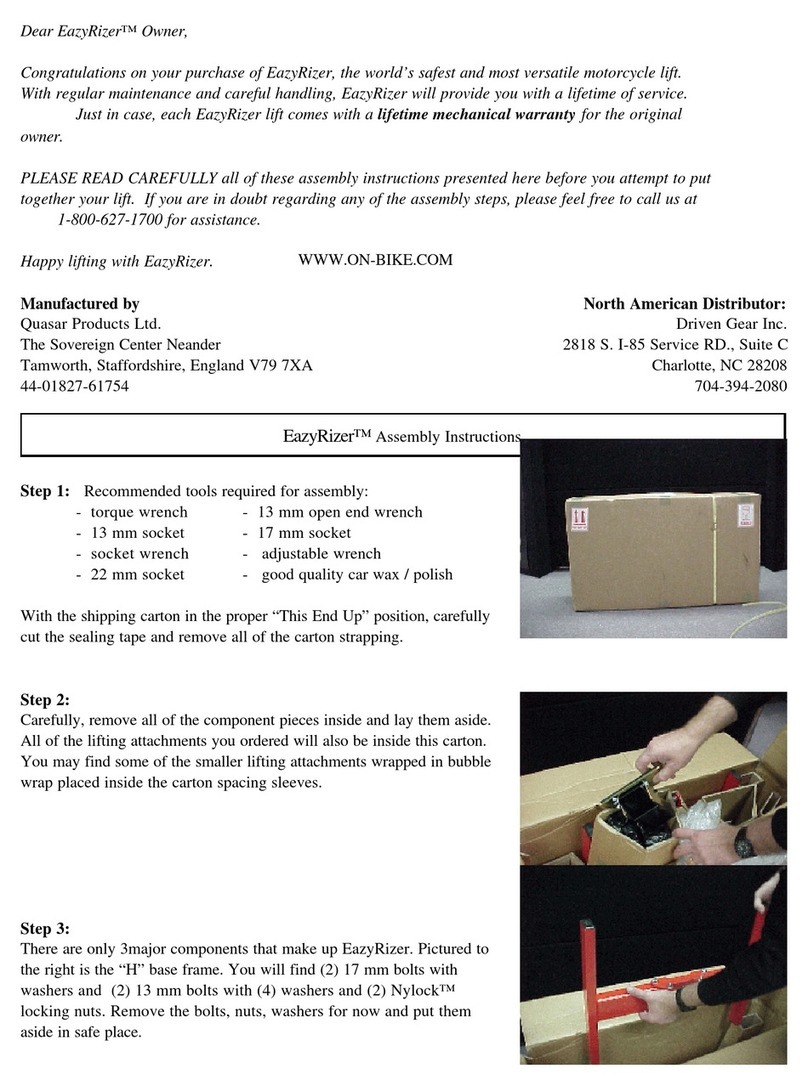 Quasar EazyRizer Assembly instructions