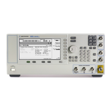 Keysight Technologies E8257DS Series User manual