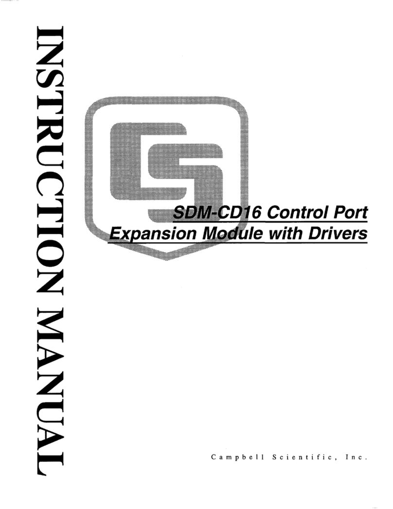Campbell SDM-CD16 instruction manual