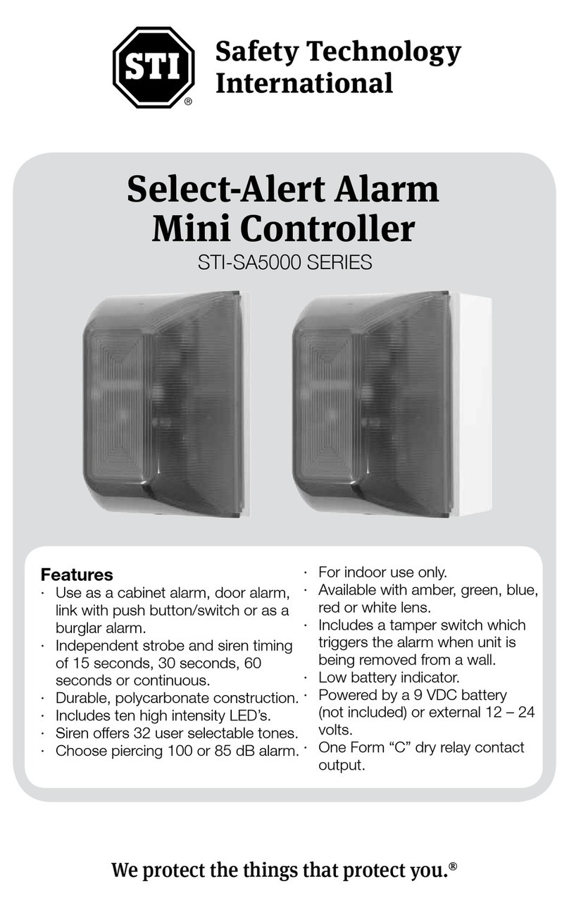 STI SA5000 Series quick start guide