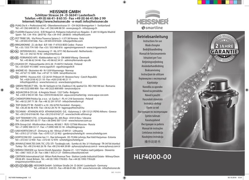 HEISSNER Smartline HLF4000-00 Instructions for use