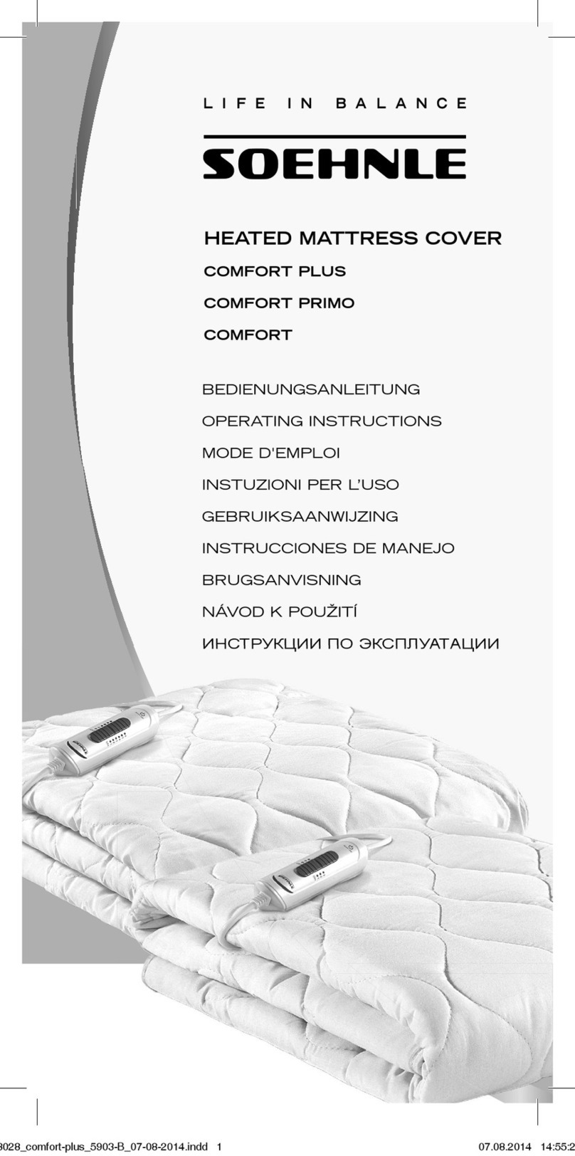 Soehnle COMFORT PLUS operating instructions