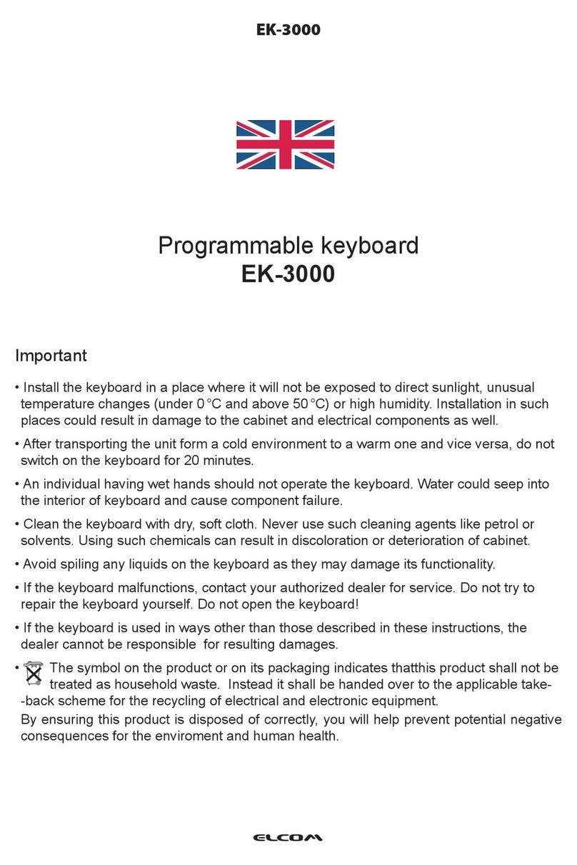 ELCOM EK-3000 manual