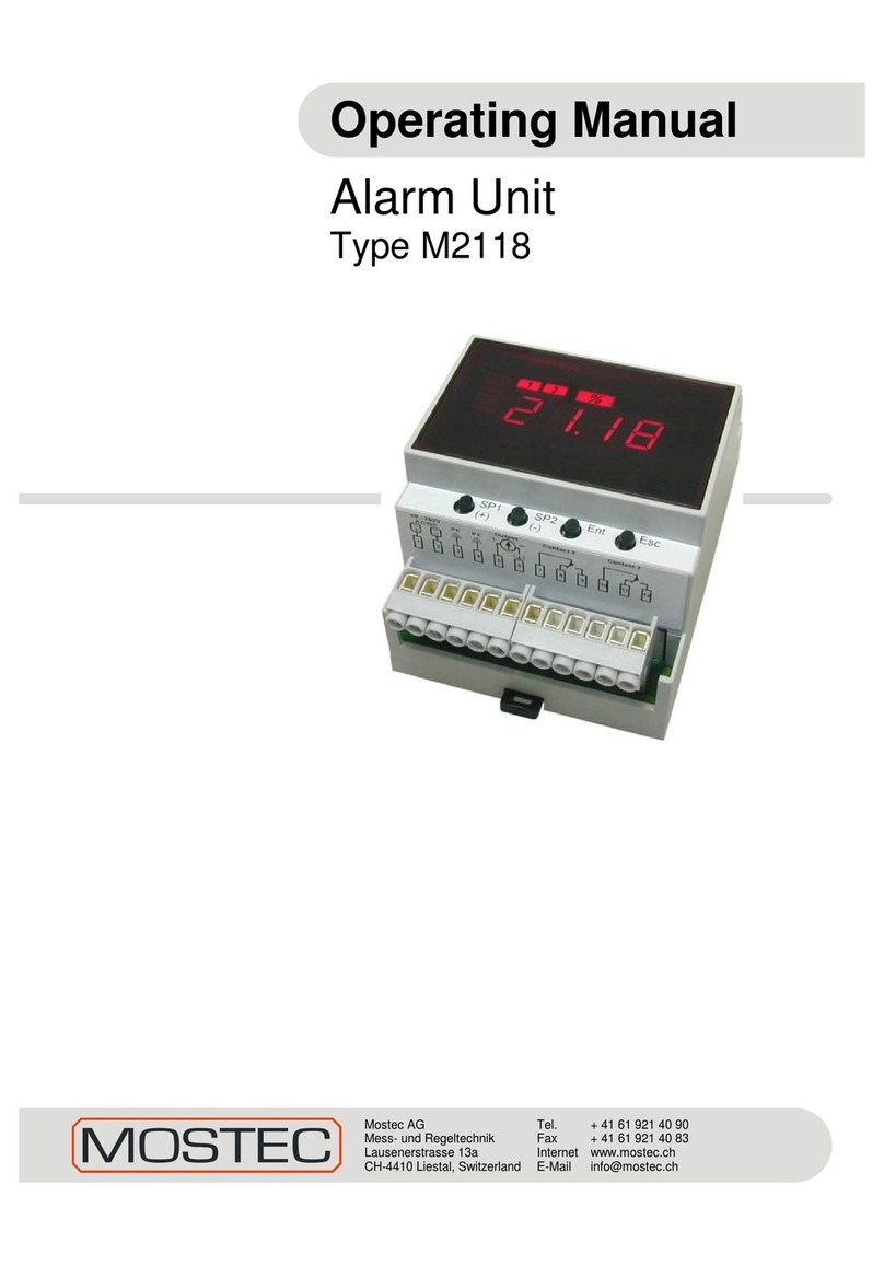 Mostec M2118 User manual