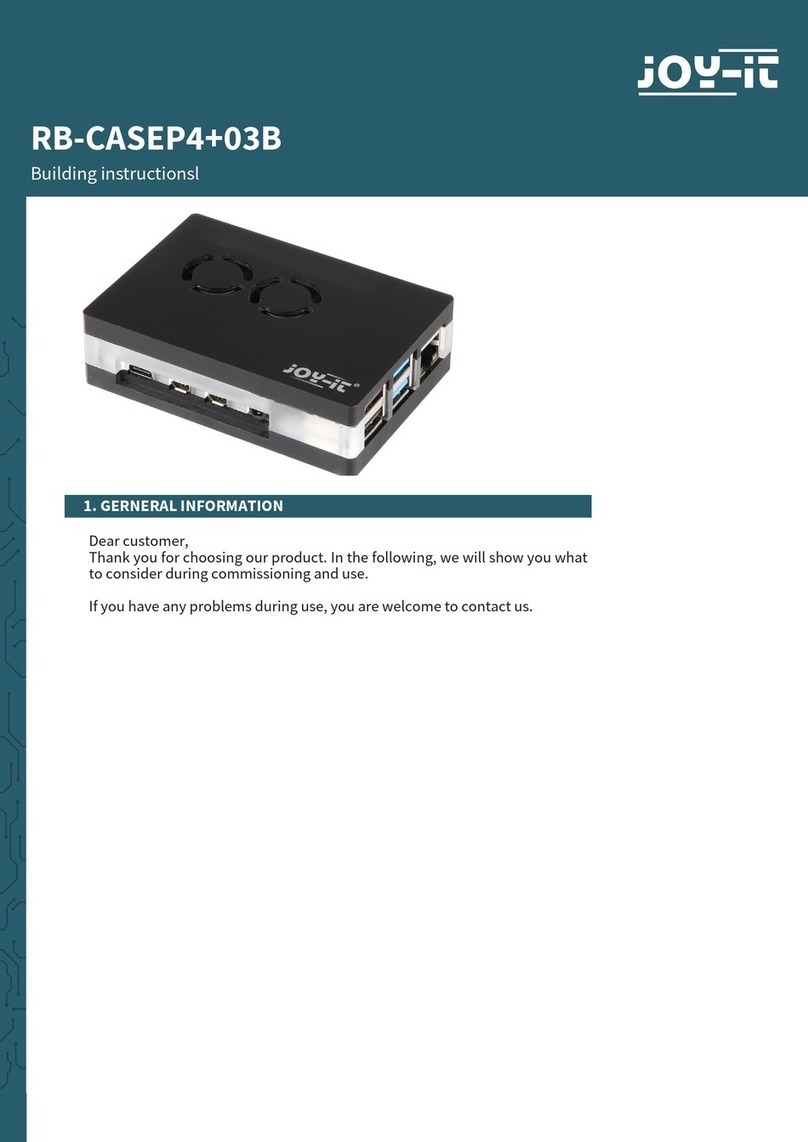 Joy-it RB-CASEP4+03B Building instructions