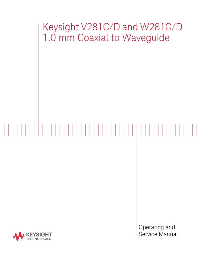 Keysight Technologies V281C Service manual
