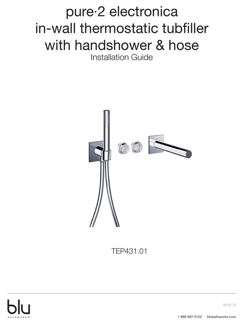 bluBathworks Pure 2 TEP431.01 User manual