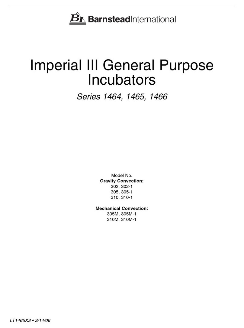 Barnstead International Imperial III 1464 Series manual