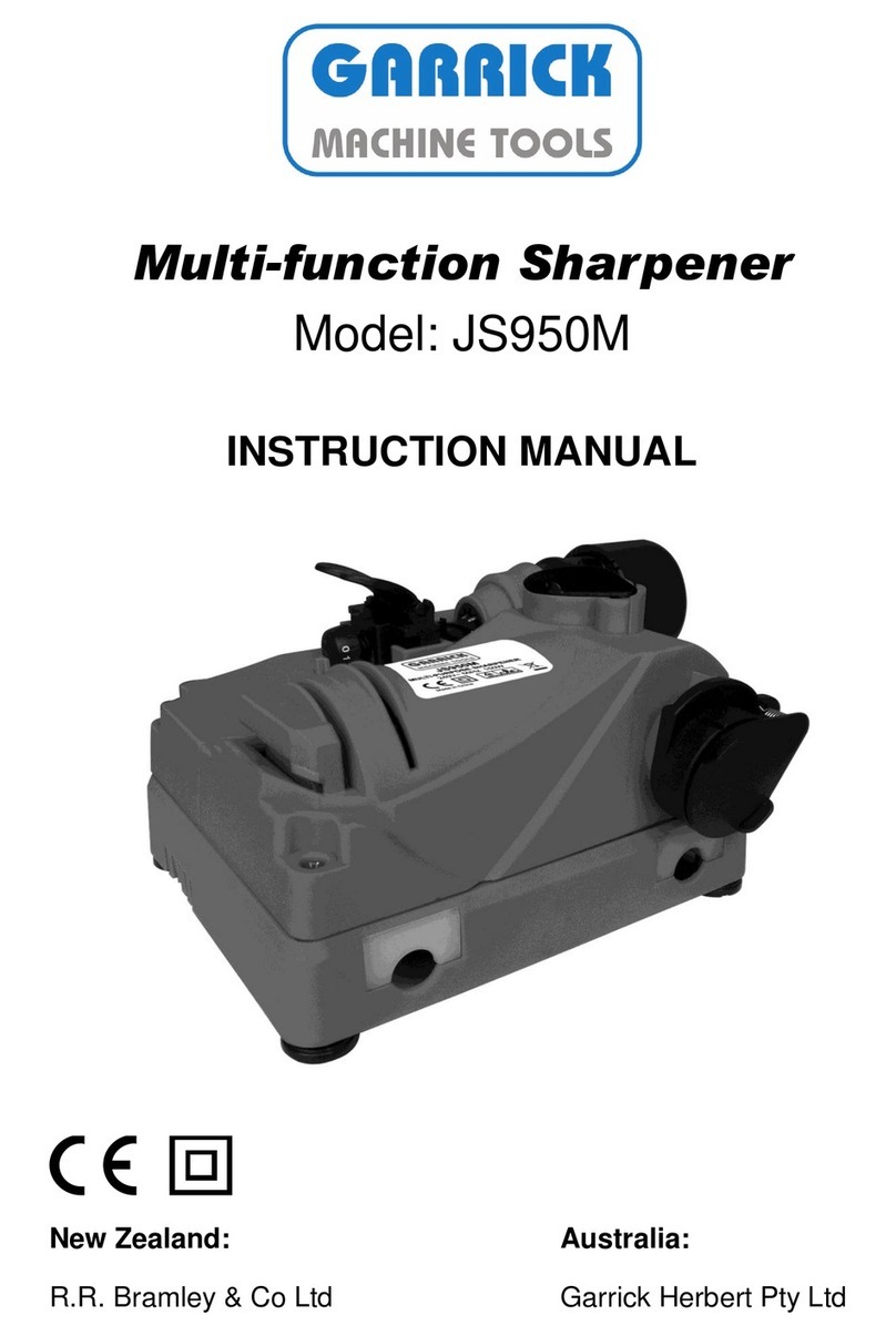 Garrick JS950M instruction manual
