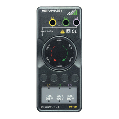 Gossen MetraWatt METRAPHASE 1 operating instructions