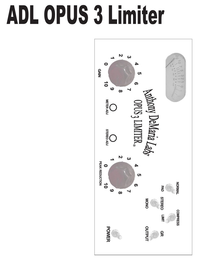 ADL OPUS 3 Limiter manual