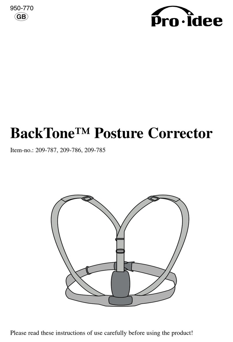 Pro-Idee BackTone 209-787 instructions
