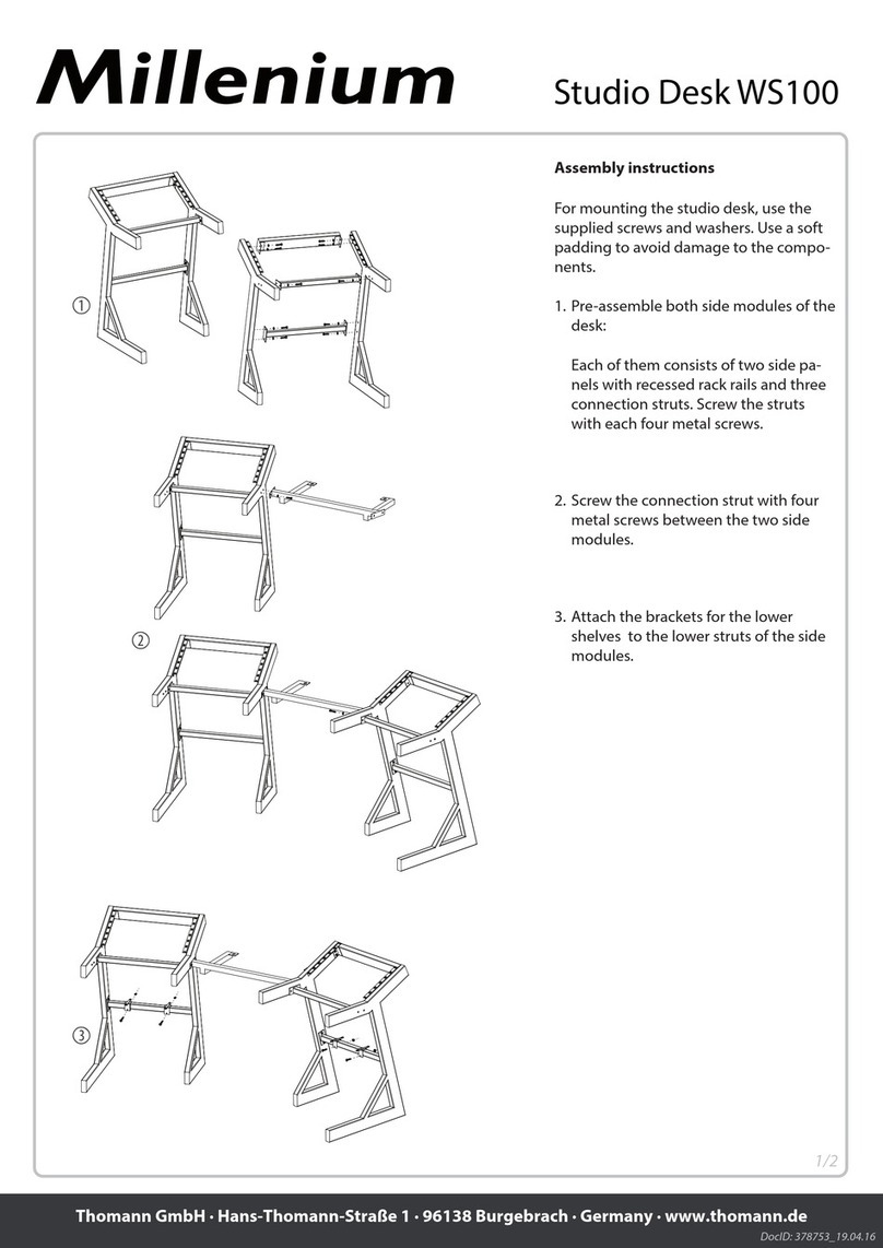 Millenium WS100 Assembly instructions
