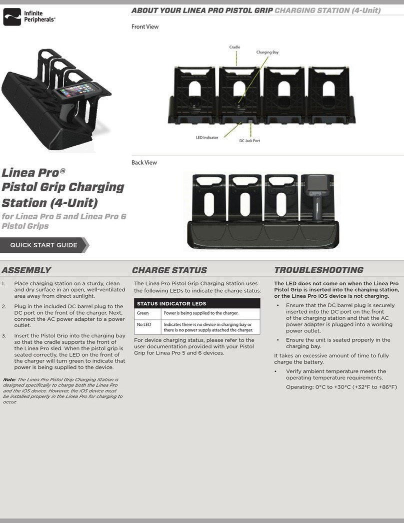 Infinite Peripherals Linea Pro Pistol Grip Charging Station quick start guide