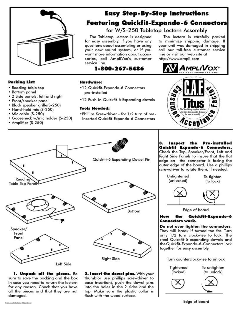 Titus AmpliVox Quickfit-Expando-6 Step-By-Step Instructions
