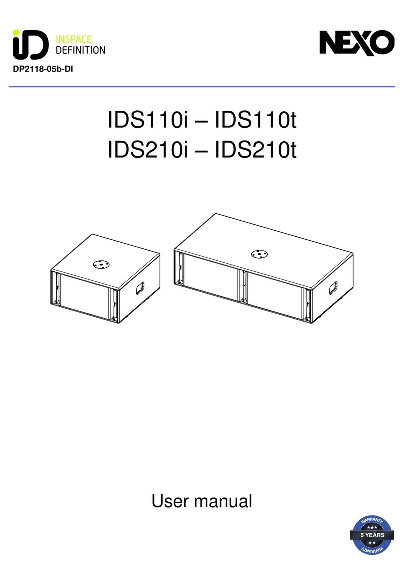 Nexo ID Series user manual
