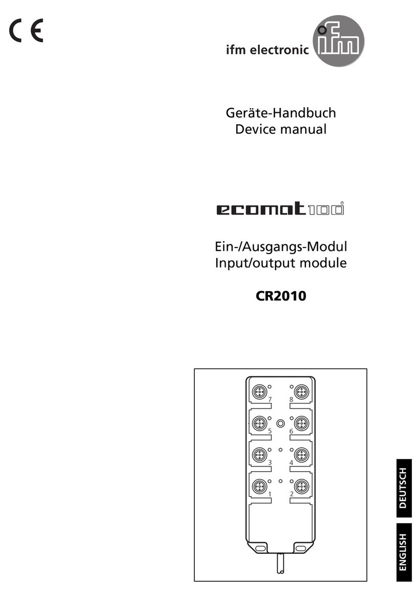 IFM Electronic ecomat 100 CR2010 Application guide
