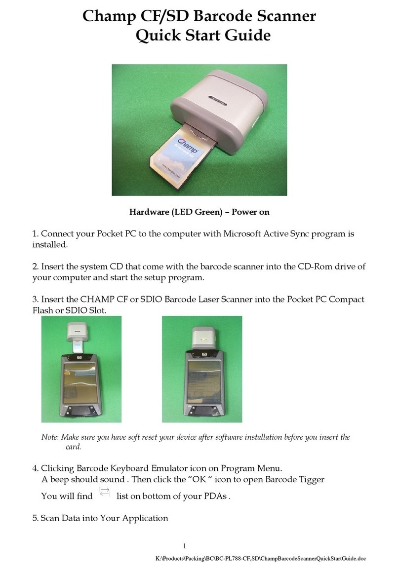 Champ CF Series quick start guide