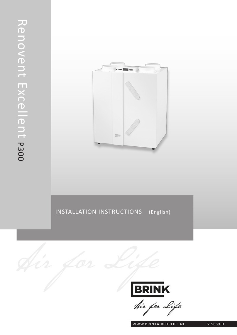 Brink Renovent Excellent P300 installation instructions