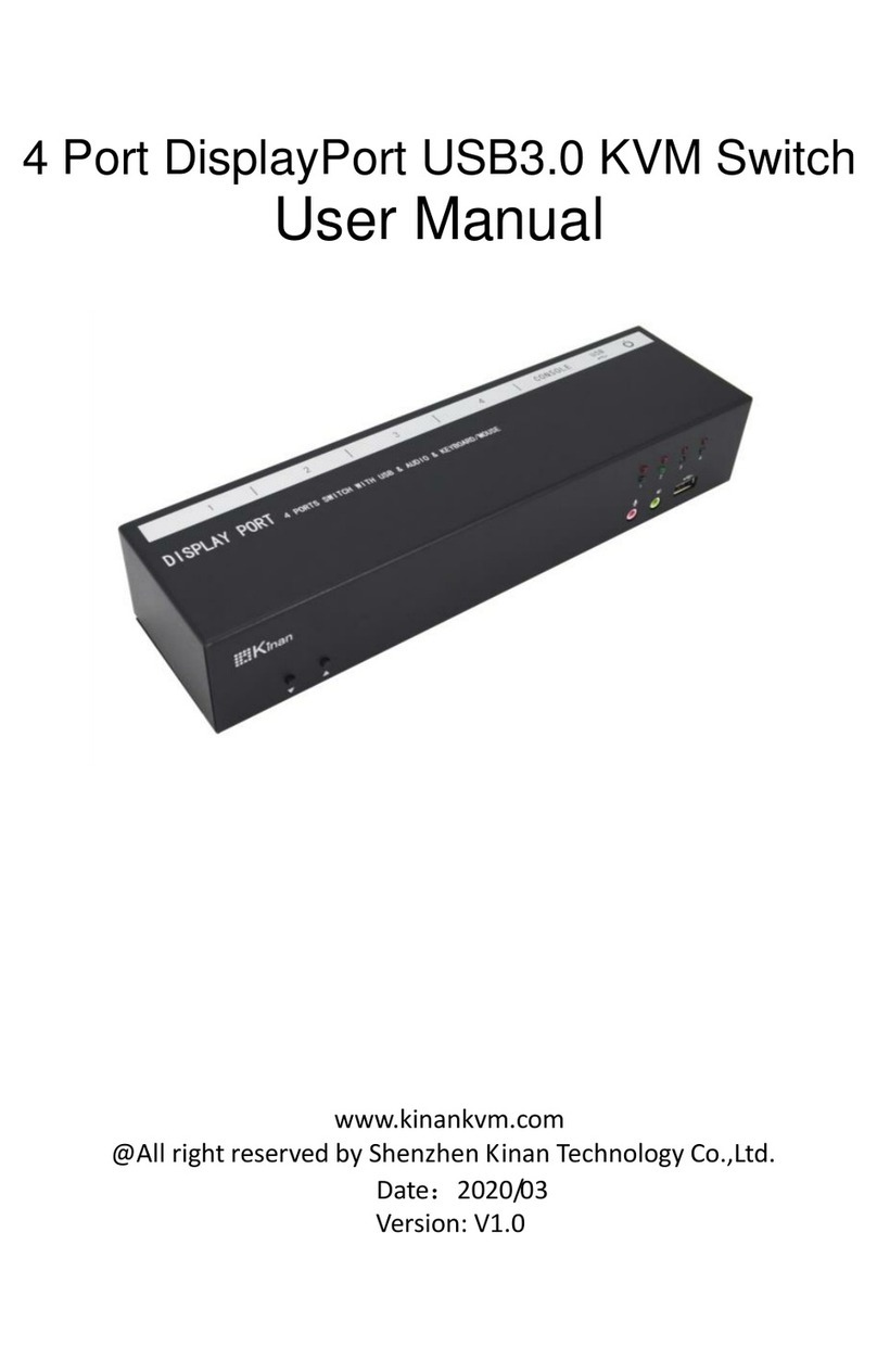 Shenzhen Kinan Technology KVM-1508 Series user manual