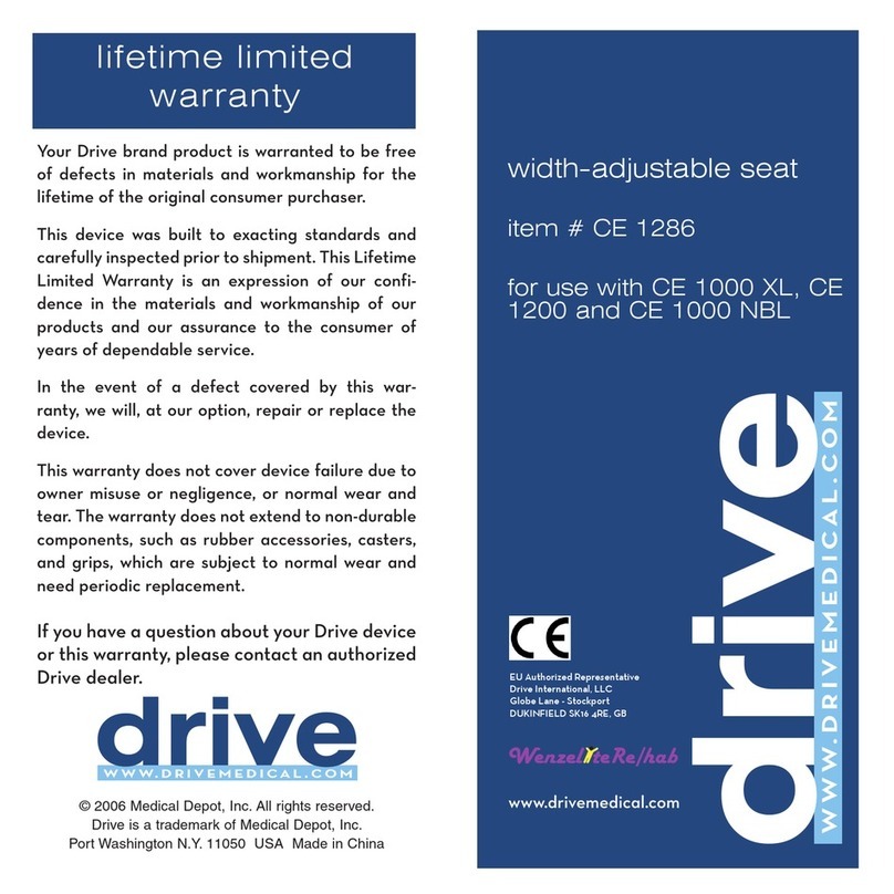 Drive CE 1286 manual
