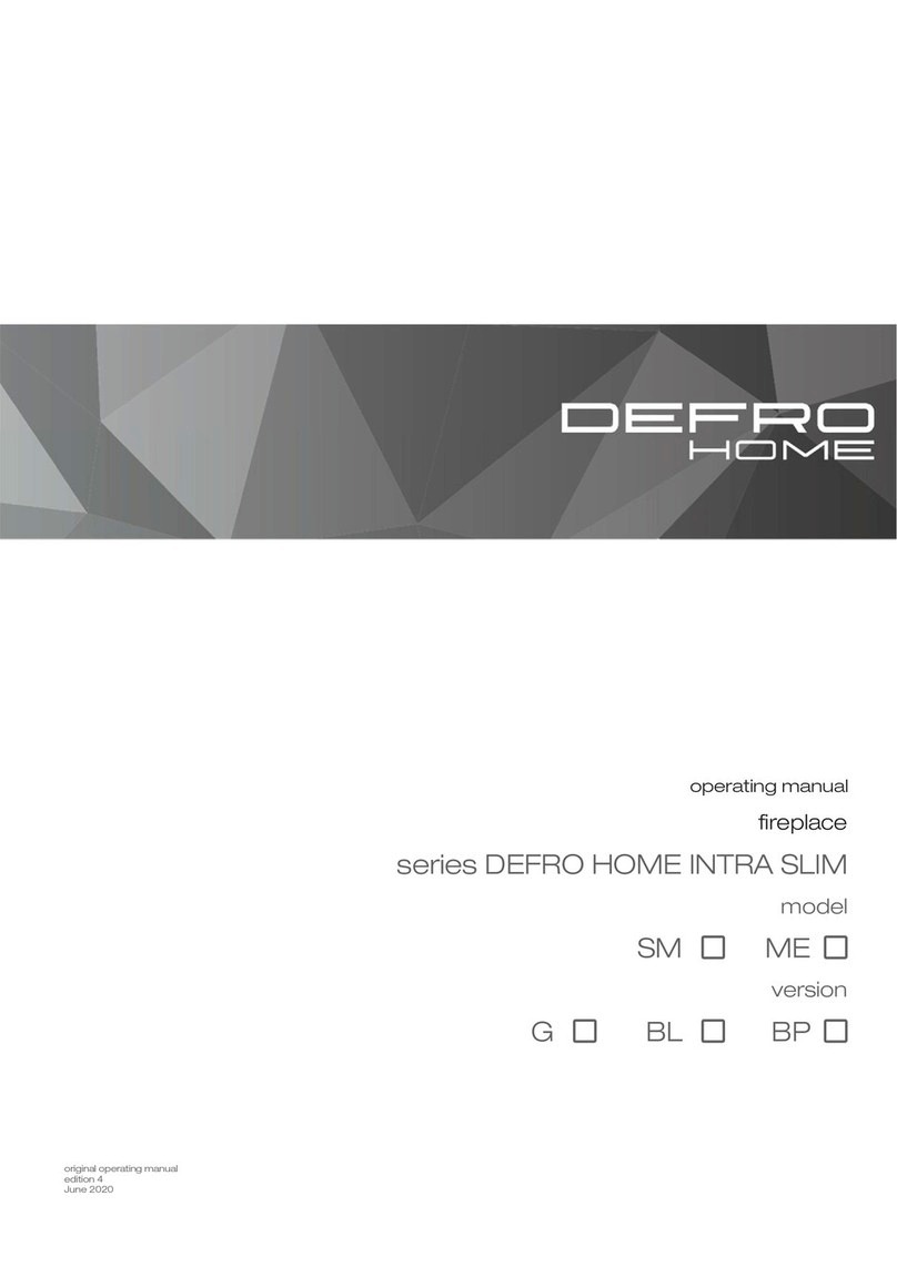 Defro Home INTRA SLIM Series User manual