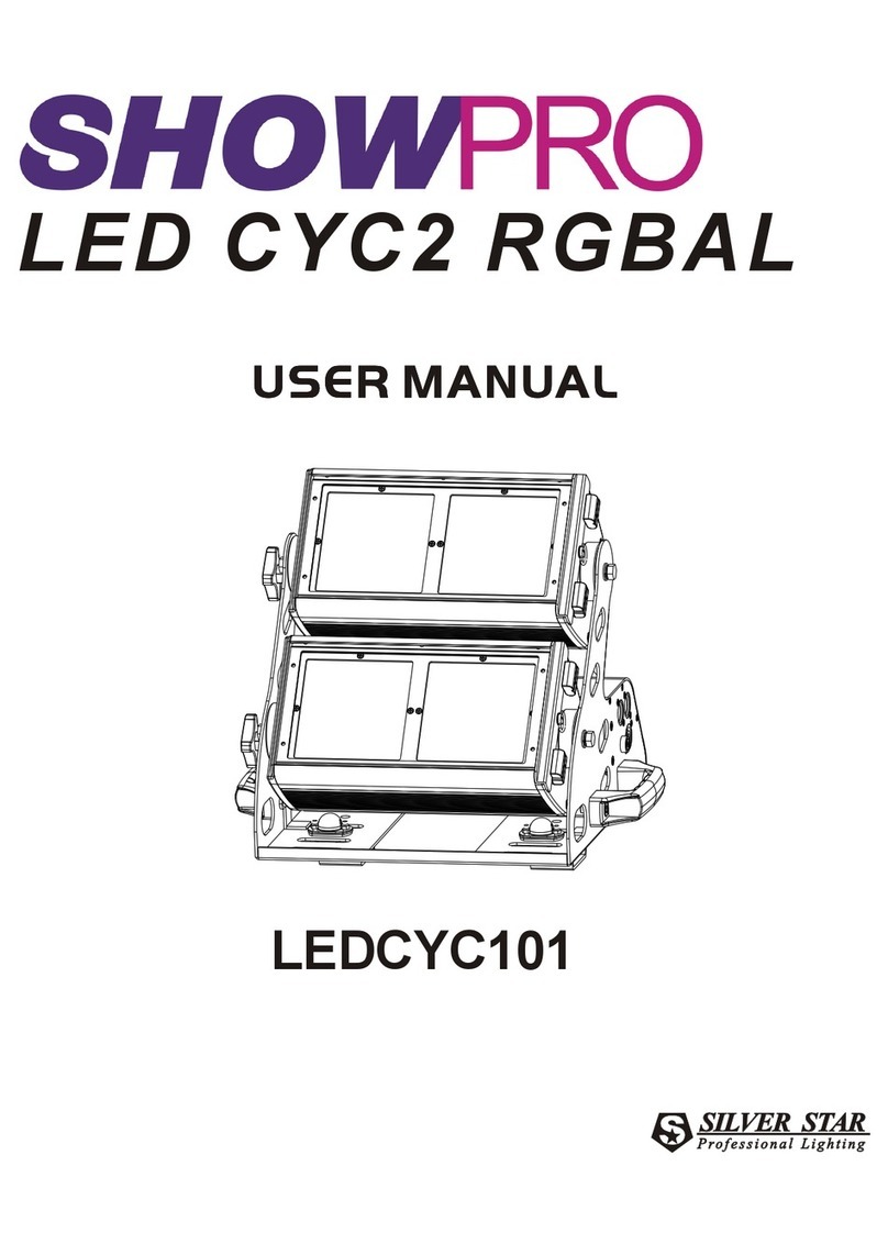 SilverStar SHOWPRO LED CYC2 RGBAL user manual