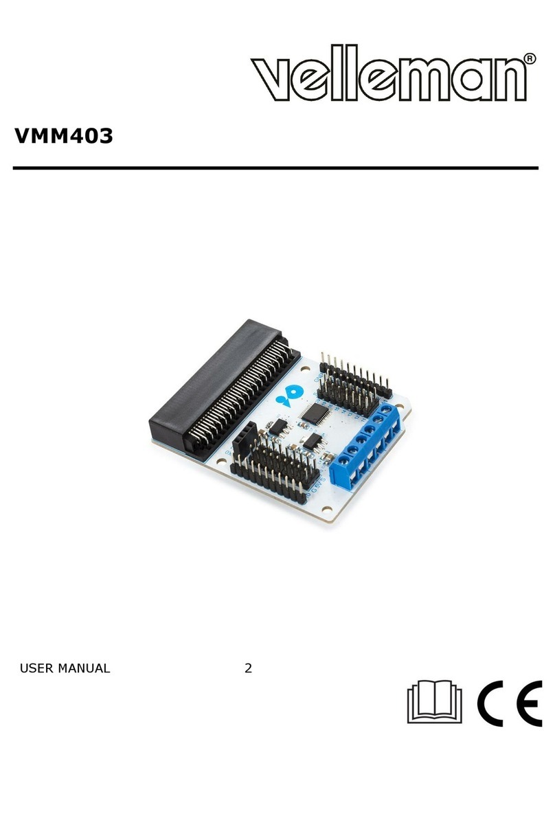 Velleman VMM403 User manual