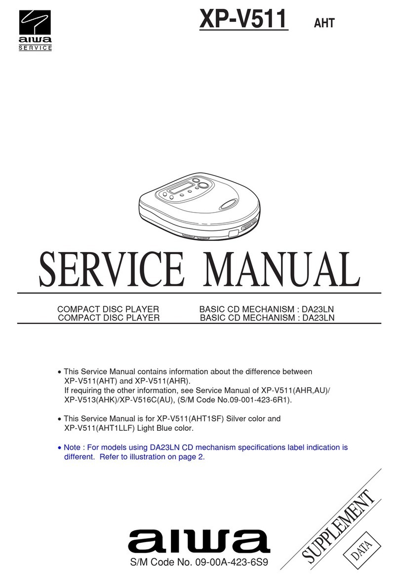 Aiwa XP-V511 Service manual