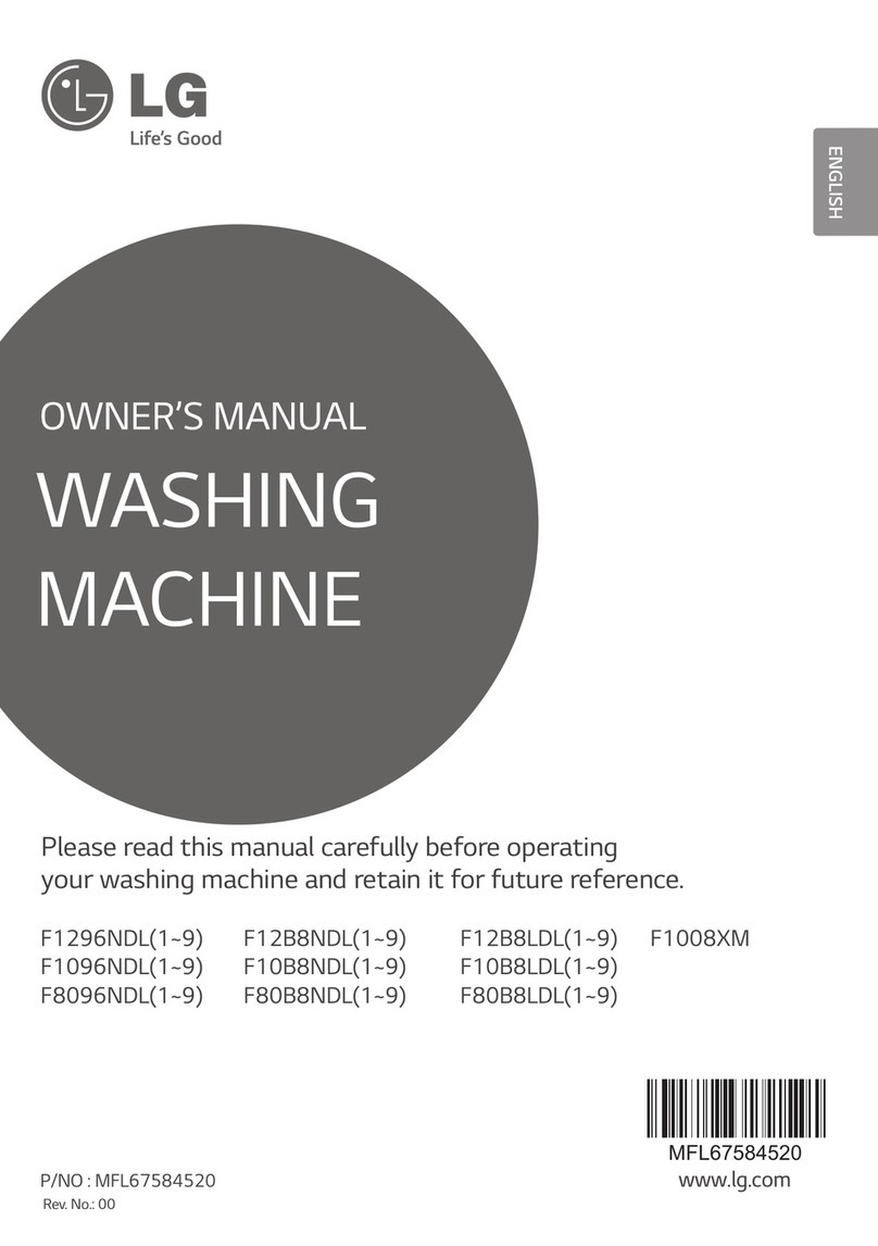 LG F1296NDL Series owner's manual