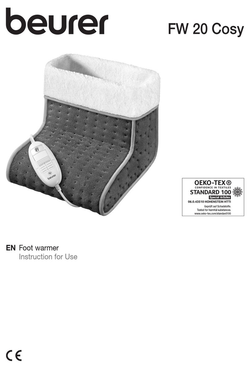 Beurer FW 20 Cosy User manual
