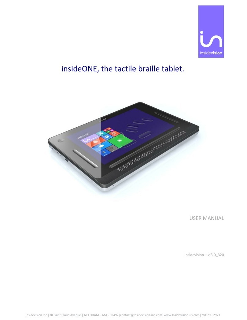 Insidevision insideONE User manual