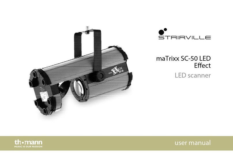thomann STAIRVILLE maTrixx SC-50 LED Effect User manual